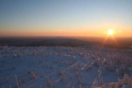 Lapland landschap