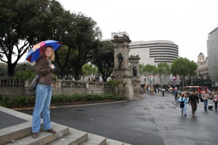 Regen in Barcelona