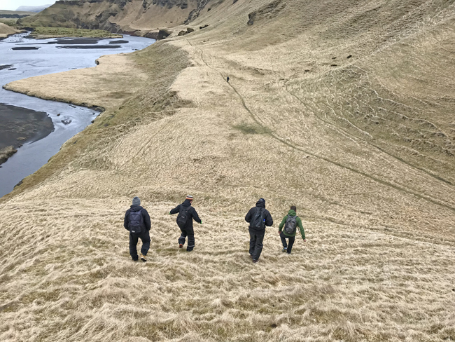 IJsland kloof hike
