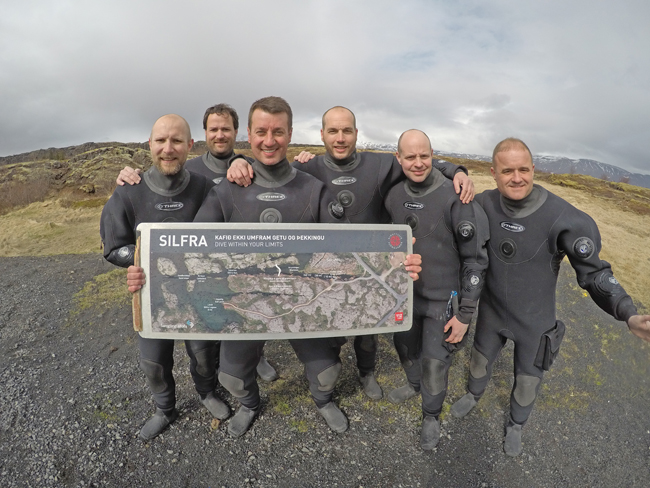 IJsland Silfra kloof